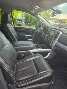 Blue 2018 Nissan Titan PRO-4X