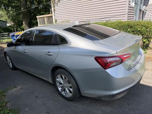 Silver 2021 Chevrolet Malibu LT