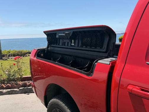 Red 2017 RAM 1500 Sport