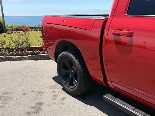 Red 2017 RAM 1500 Sport