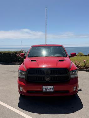 Red 2017 RAM 1500 Sport