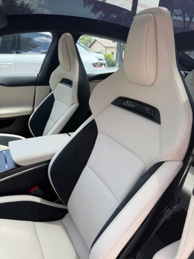 Red 2026 Tesla Model S Plaid