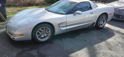 Silver 2003 Chevrolet Corvette Z06