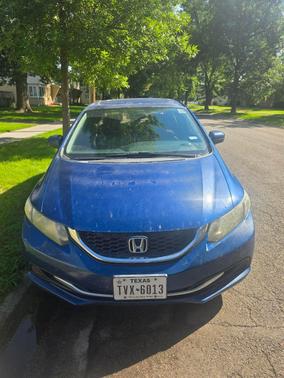 Blue 2014 Honda Civic LX