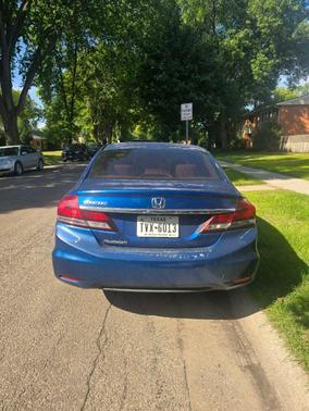 Blue 2014 Honda Civic LX