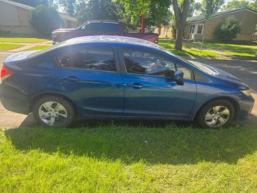 Blue 2014 Honda Civic LX