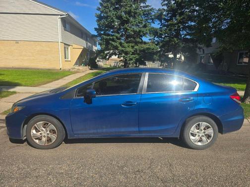 Blue 2014 Honda Civic LX