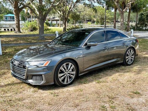 Gray 2019 Audi A6 55 Premium