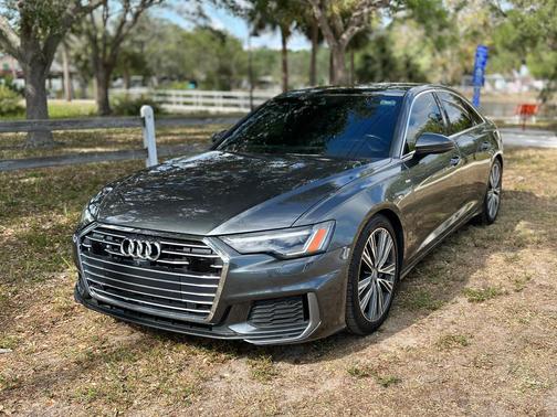 Gray 2019 Audi A6 55 Premium