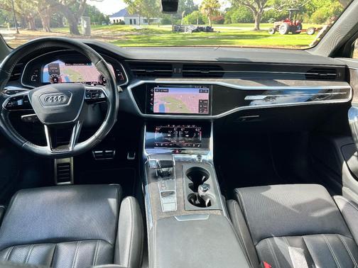 Gray 2019 Audi A6 55 Premium