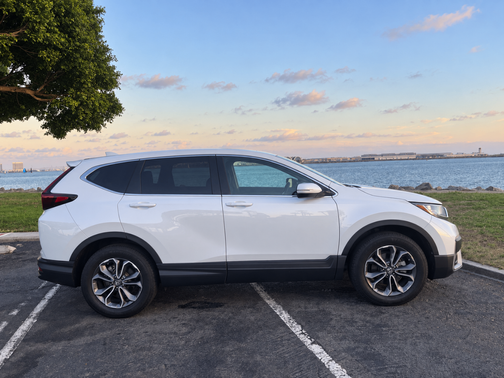 White 2021 Honda CR-V EX