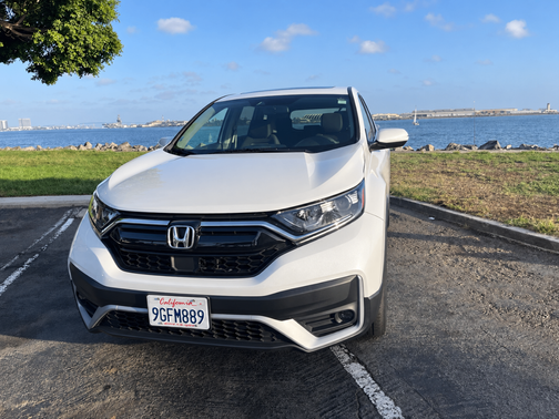 White 2021 Honda CR-V EX