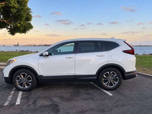 White 2021 Honda CR-V EX