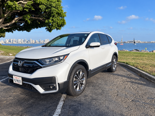 White 2021 Honda CR-V EX