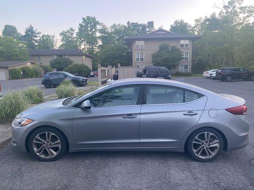 Silver 2017 Hyundai ELANTRA Limited