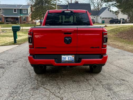 Red 2021 RAM 1500 Laramie
