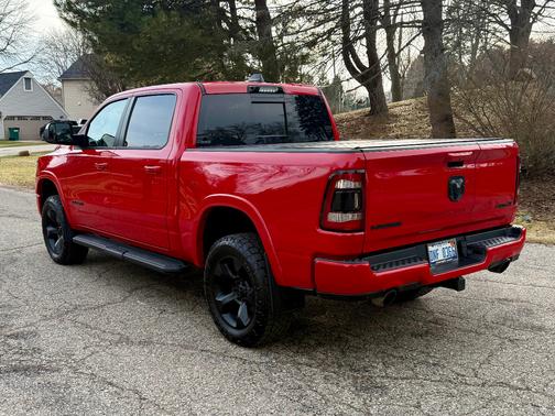 Red 2021 RAM 1500 Laramie