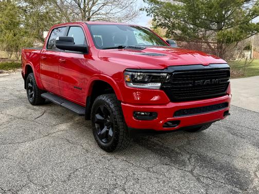 Red 2021 RAM 1500 Laramie