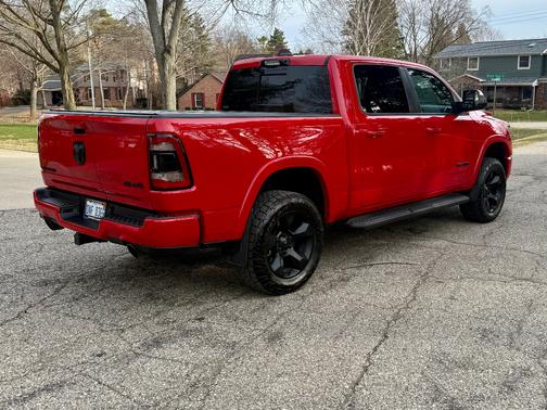 Red 2021 RAM 1500 Laramie
