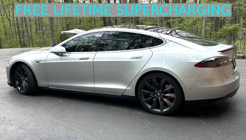 Gray 2014 Tesla Model S P85D