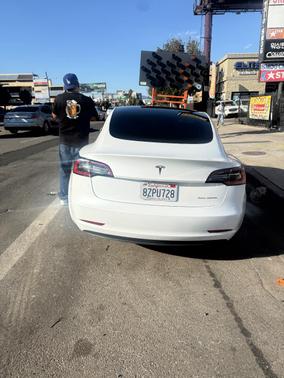 White 2022 Tesla Model 3 Long Range