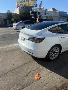 White 2022 Tesla Model 3 Long Range