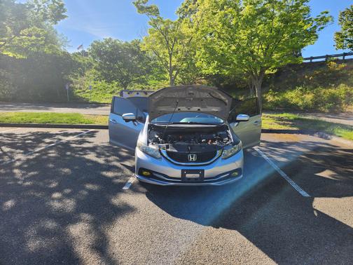 Silver 2015 Honda Civic EX-L