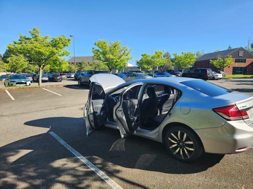 Silver 2015 Honda Civic EX-L