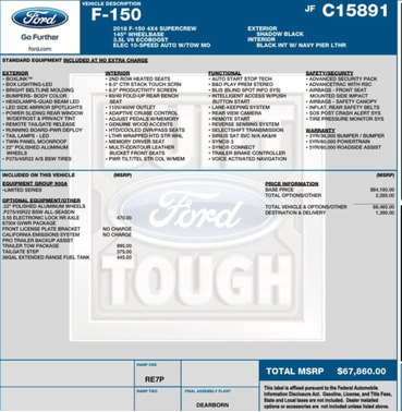 2018 Ford F-150 Limited