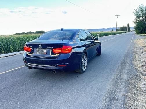 Blue 2016 BMW 340 i xDrive