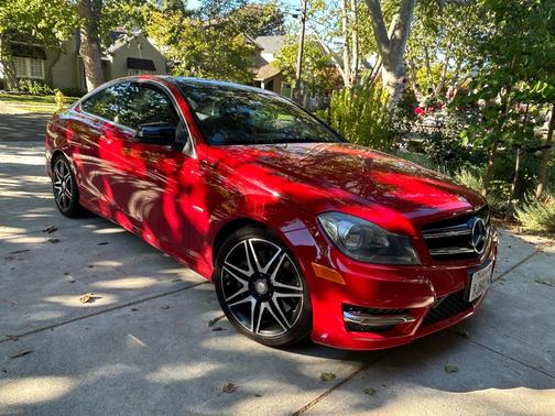 Red 2013 Mercedes-Benz C-Class C 250