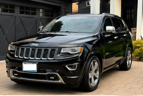 Black 2015 Jeep Grand Cherokee Overland