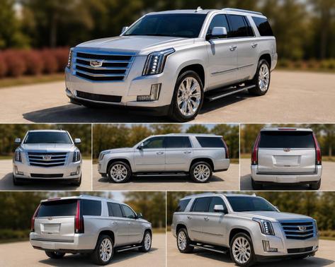 Silver 2018 Cadillac Escalade Platinum