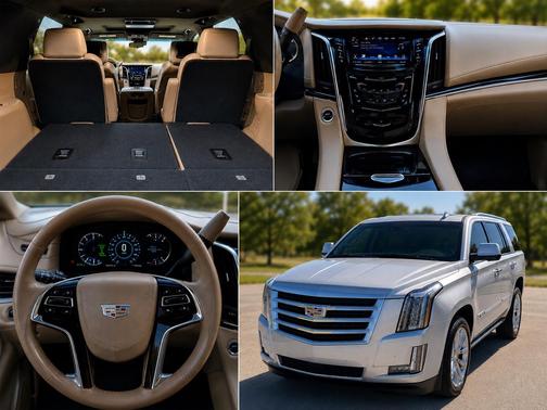 Silver 2018 Cadillac Escalade Platinum
