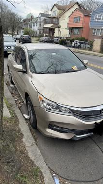 Beige 2015 Honda Accord LX
