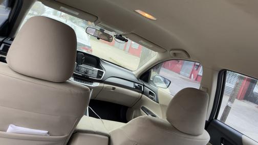 Beige 2015 Honda Accord LX
