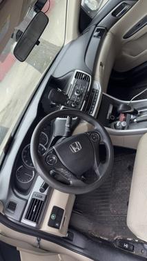 Beige 2015 Honda Accord LX