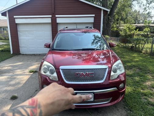 Red 2012 GMC Acadia Denali