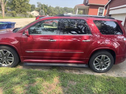 Red 2012 GMC Acadia Denali