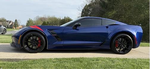 Blue 2019 Chevrolet Corvette Grand Sport