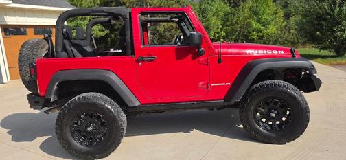 Red 2012 Jeep Wrangler Rubicon