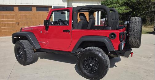 Red 2012 Jeep Wrangler Rubicon