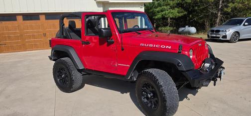 Red 2012 Jeep Wrangler Rubicon