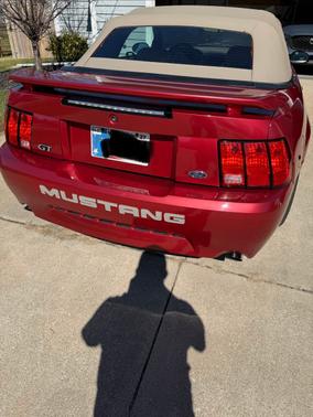 Red 2002 Ford Mustang GT