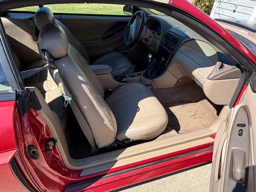 Red 2002 Ford Mustang GT
