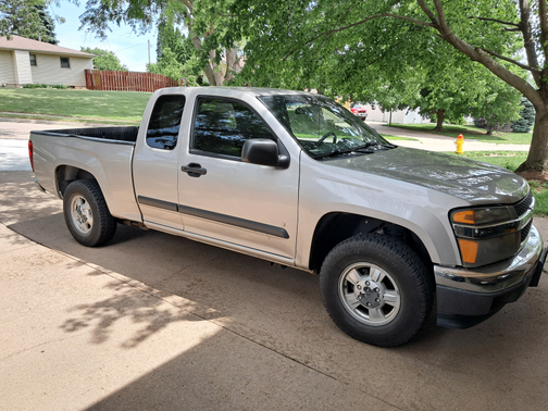 Silver 2008 Chevrolet Colorado LT
