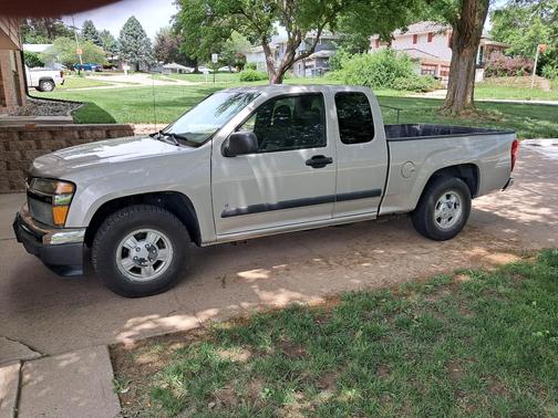 Silver 2008 Chevrolet Colorado LT