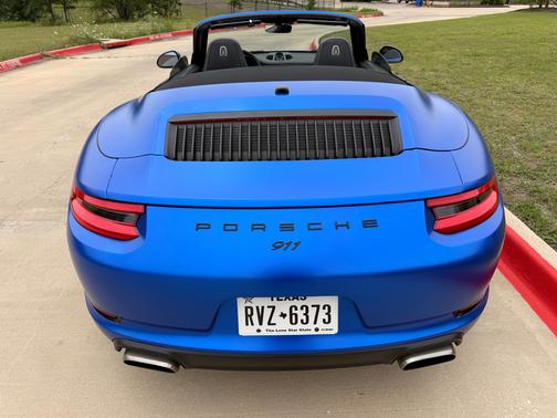Black 2017 Porsche 911 911 Carrera Cabriolet