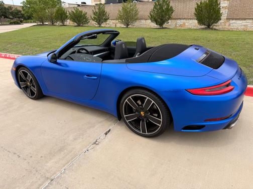 Black 2017 Porsche 911 911 Carrera Cabriolet