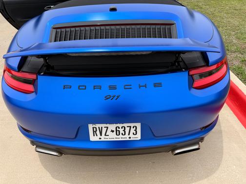Black 2017 Porsche 911 911 Carrera Cabriolet